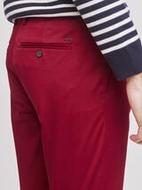 Pantalon chino slim Simon en coton bio