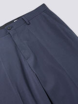 Pantalon de costume slim motif micro-rayures